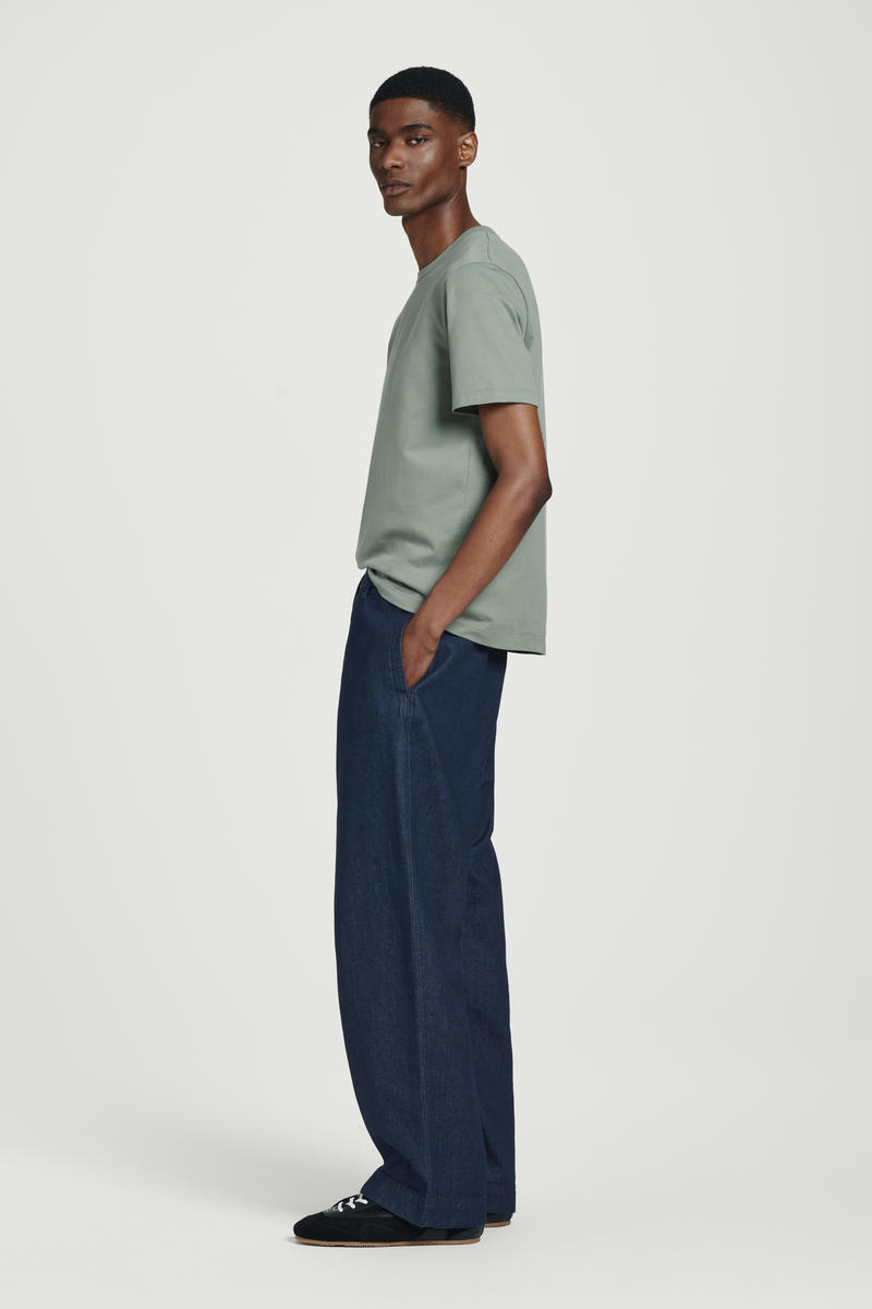 COS レギュラーフィット ブラッシュドコットンTシャツ